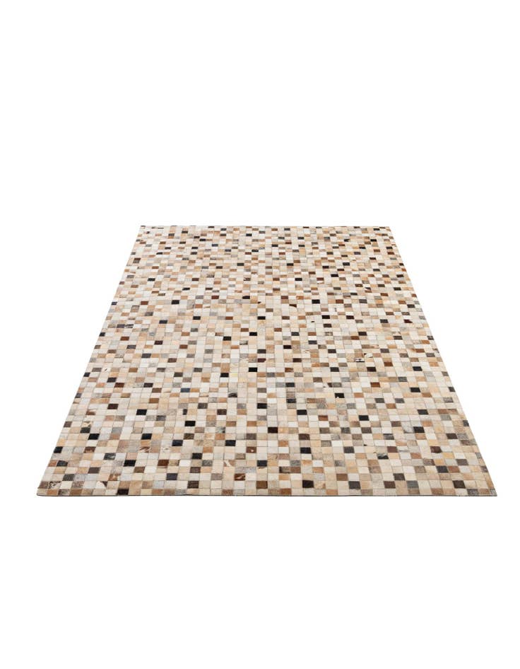 Detail image of 5' x 7' 11 Cowhide - Patchwork Rug