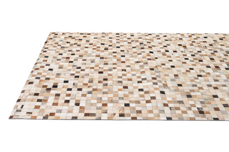 Detail image of 5' x 7' 11 Cowhide - Patchwork Rug