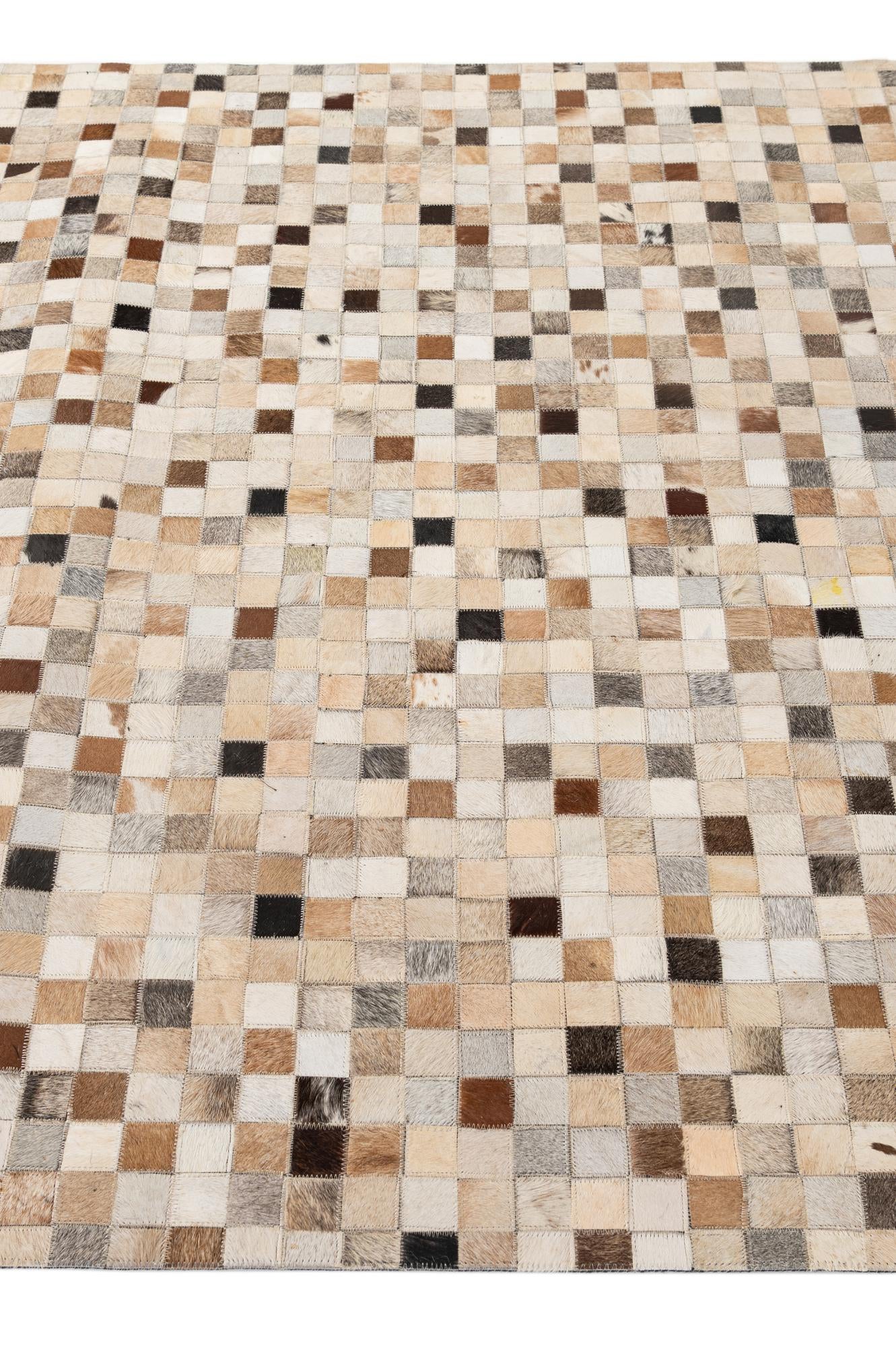 5' x 7' 11 Cowhide - Patchwork Rug