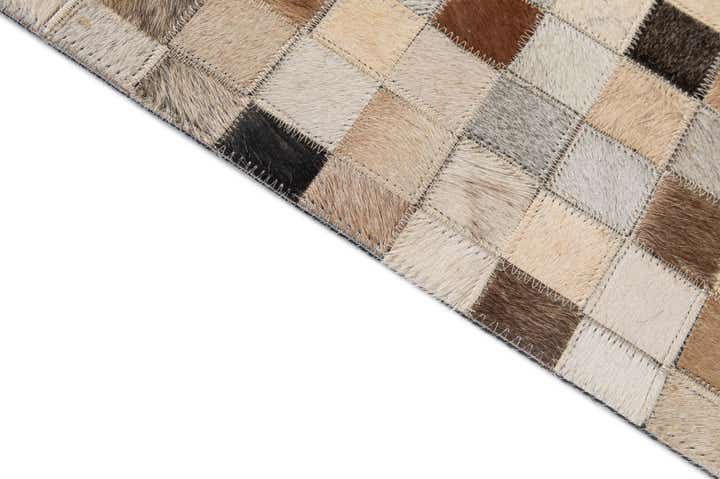 5' x 7' 11 Cowhide - Patchwork Rug