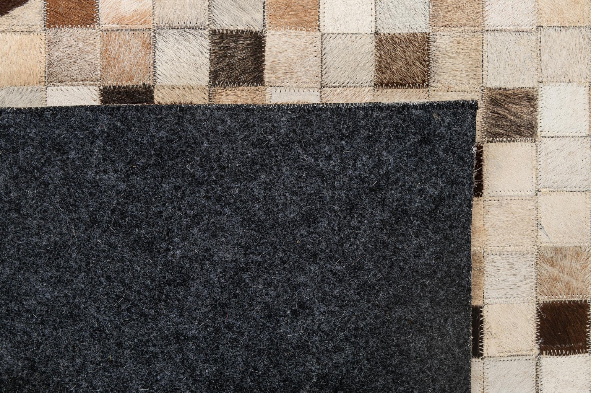 5' x 7' 11 Cowhide - Patchwork Rug