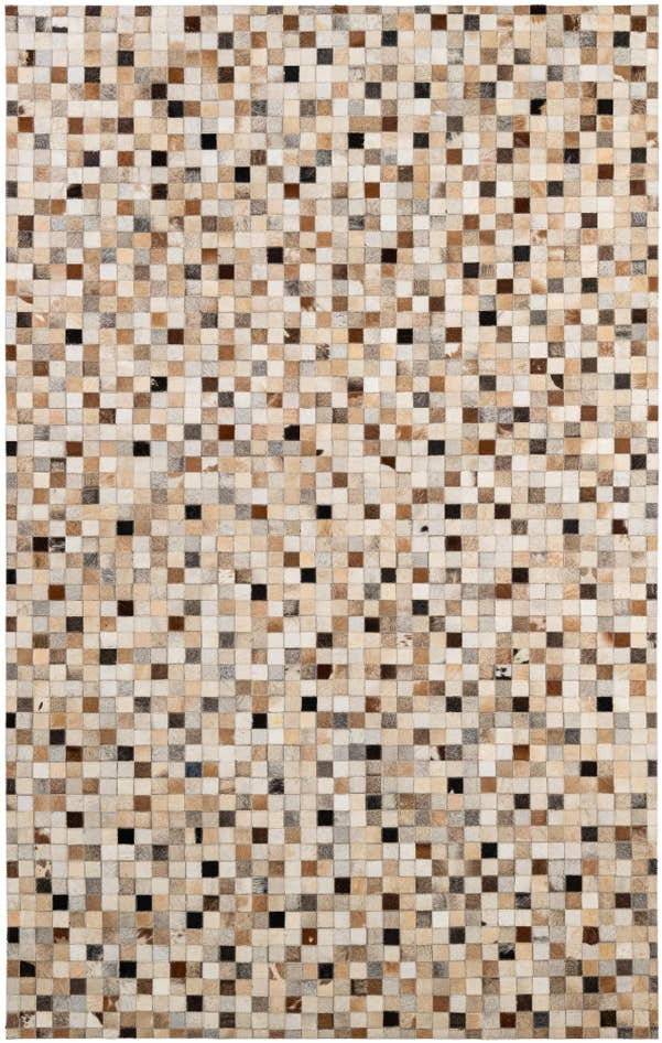 Detail image of 5' x 7' 11 Cowhide - Patchwork Rug