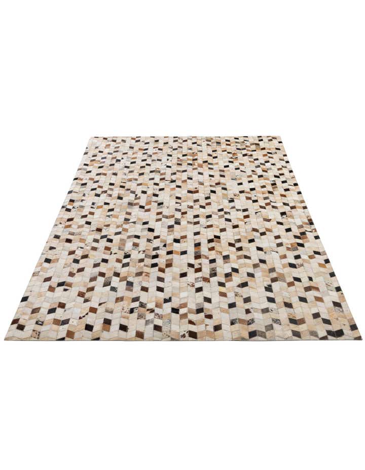 5' 1 x 7' 10 Cowhide - Patchwork Rug