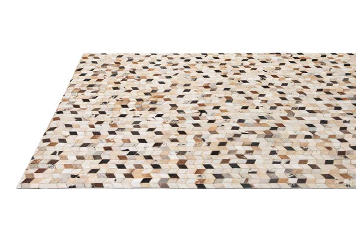 5' 1 x 7' 10 Cowhide - Patchwork Rug