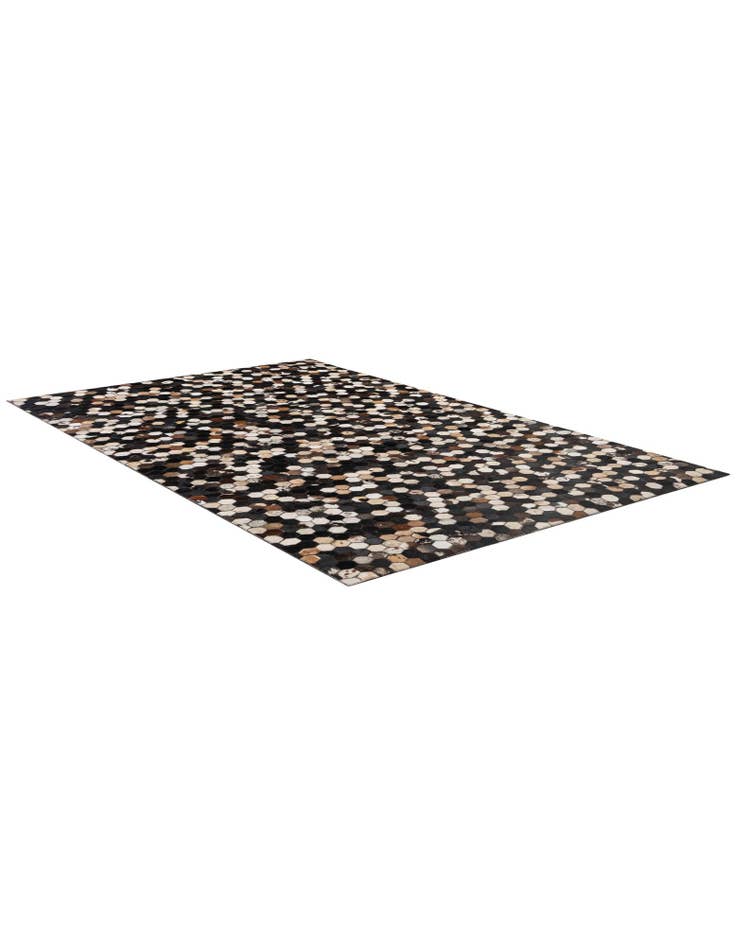 Detail image of 5' 1 x 7' 11 Cowhide - Patchwork Rug