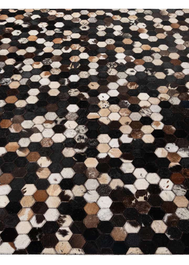 5' 1 x 7' 11 Cowhide - Patchwork Rug