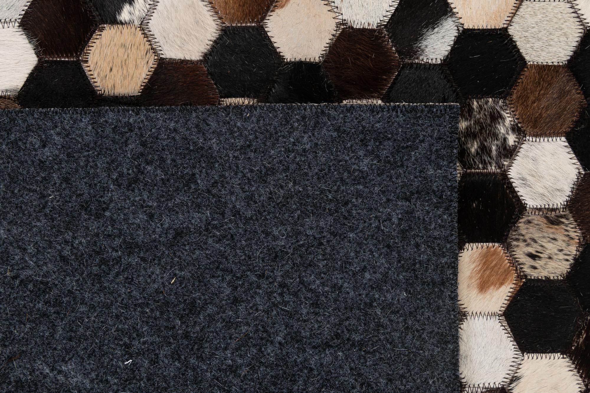 5' 1 x 7' 11 Cowhide - Patchwork Rug