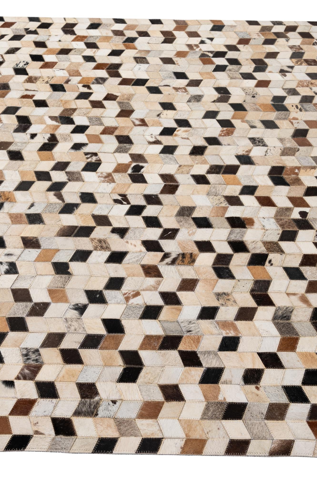 5' x 7' 11 Cowhide - Patchwork Rug