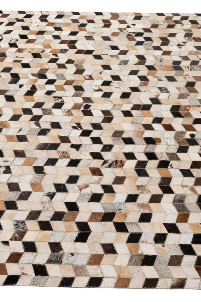 5' x 7' 11 Cowhide - Patchwork Rug