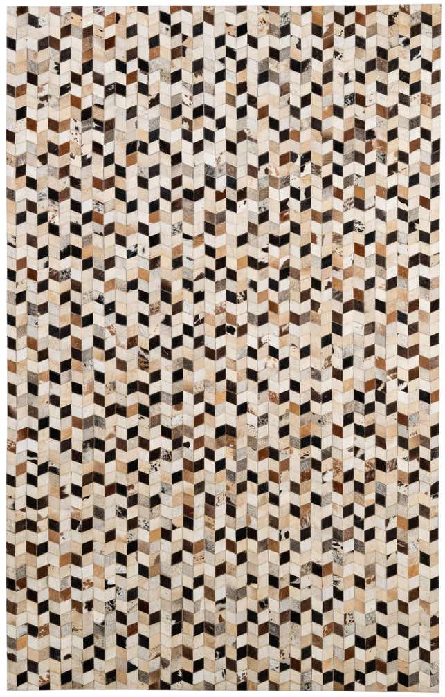 5' x 7' 11 Cowhide - Patchwork Rug