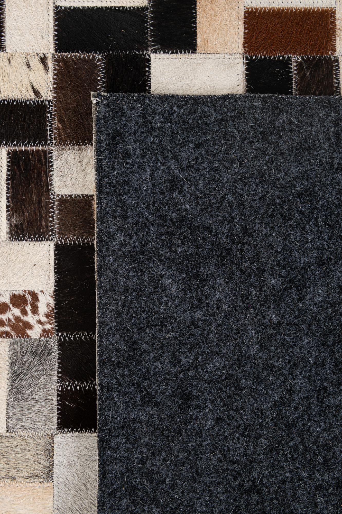 5' x 8' Cowhide - Patchwork Rug