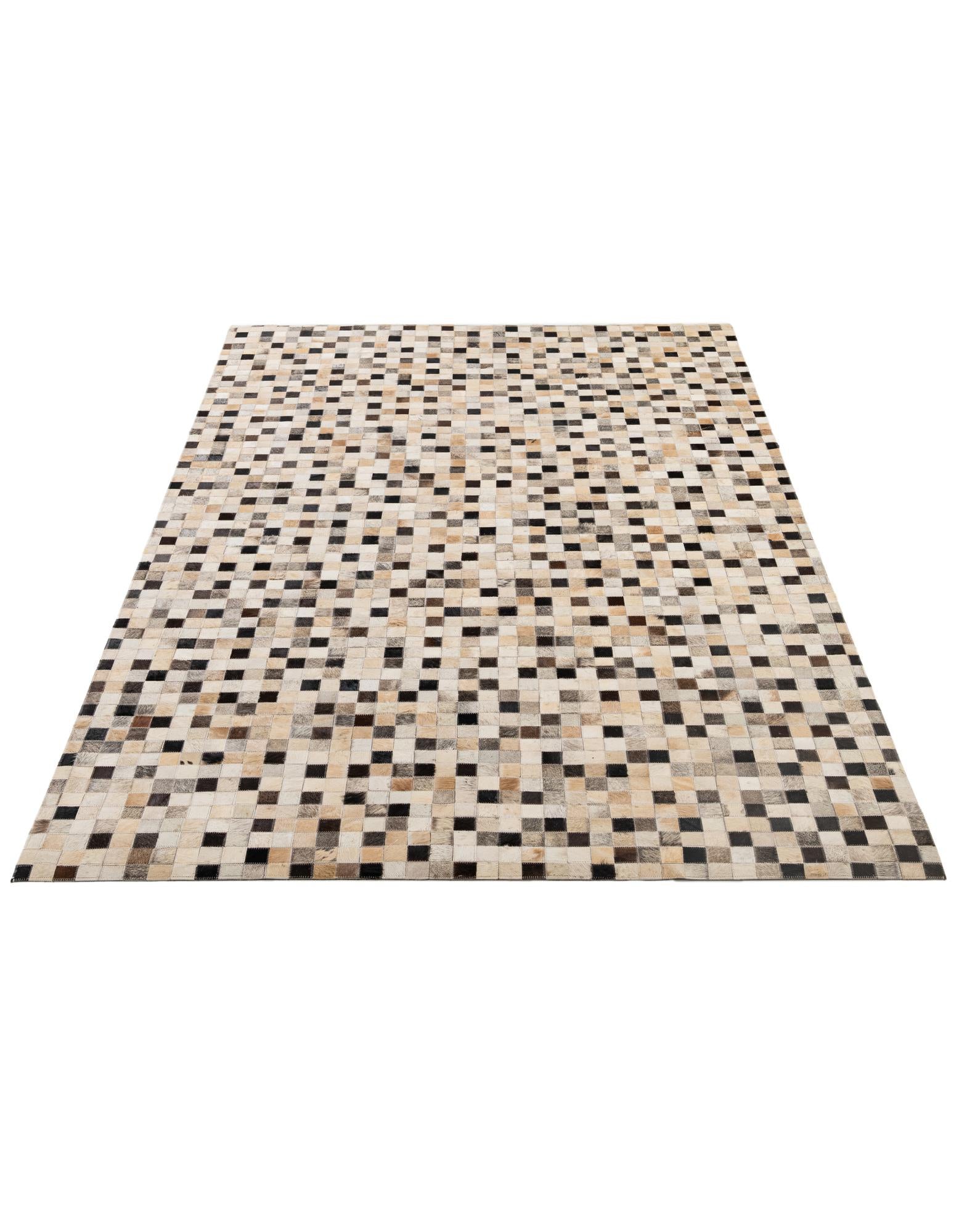 5' x 8' 2 Cowhide - Patchwork Rug