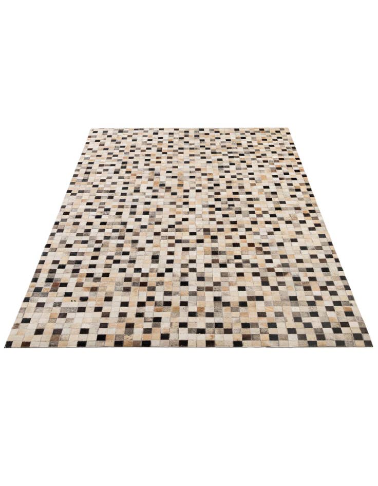 Detail image of 5' x 8' 2 Cowhide - Patchwork Rug