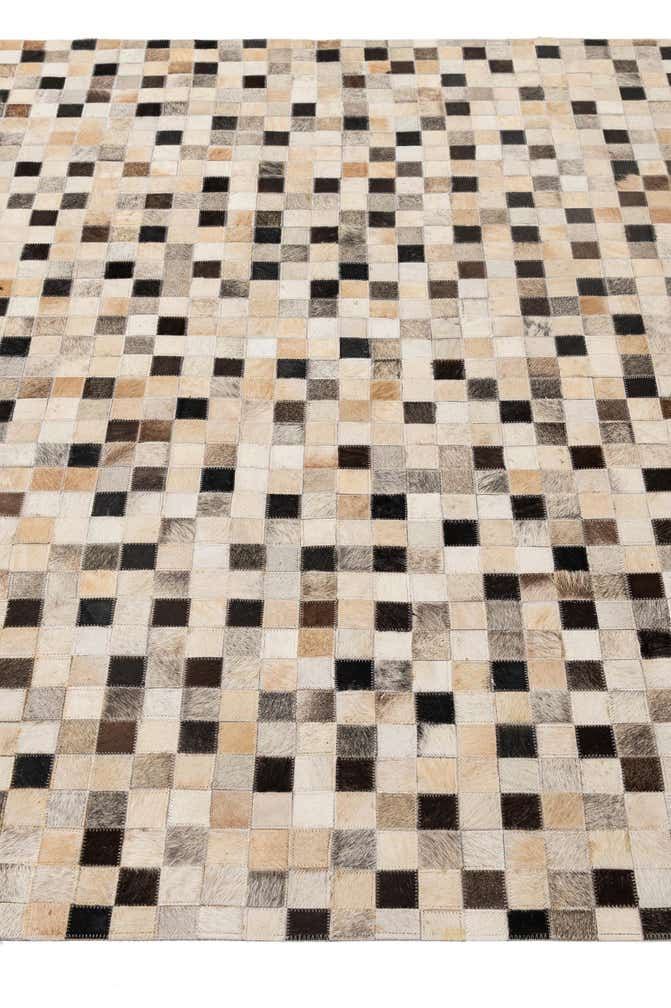 5' x 8' 2 Cowhide - Patchwork Rug