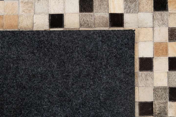 5' x 8' 2 Cowhide - Patchwork Rug