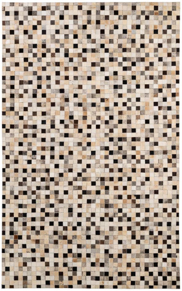 Detail image of 5' x 8' 2 Cowhide - Patchwork Rug