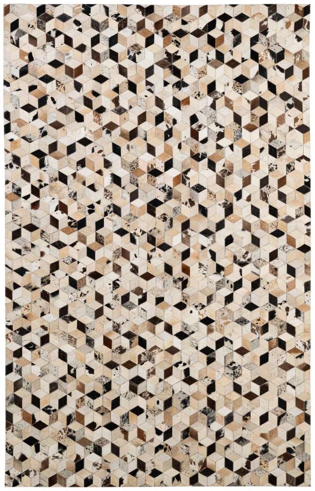 5' 1 x 7' 11 Cowhide - Patchwork Rug