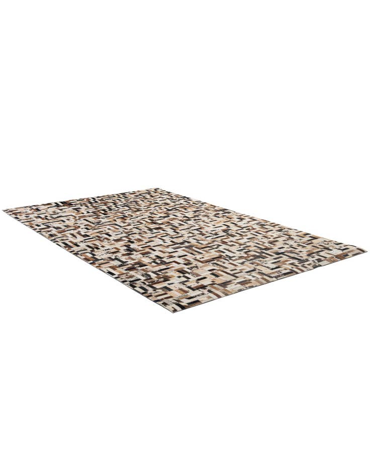 Detail image of 5' 1 x 8' Cowhide - Patchwork Rug