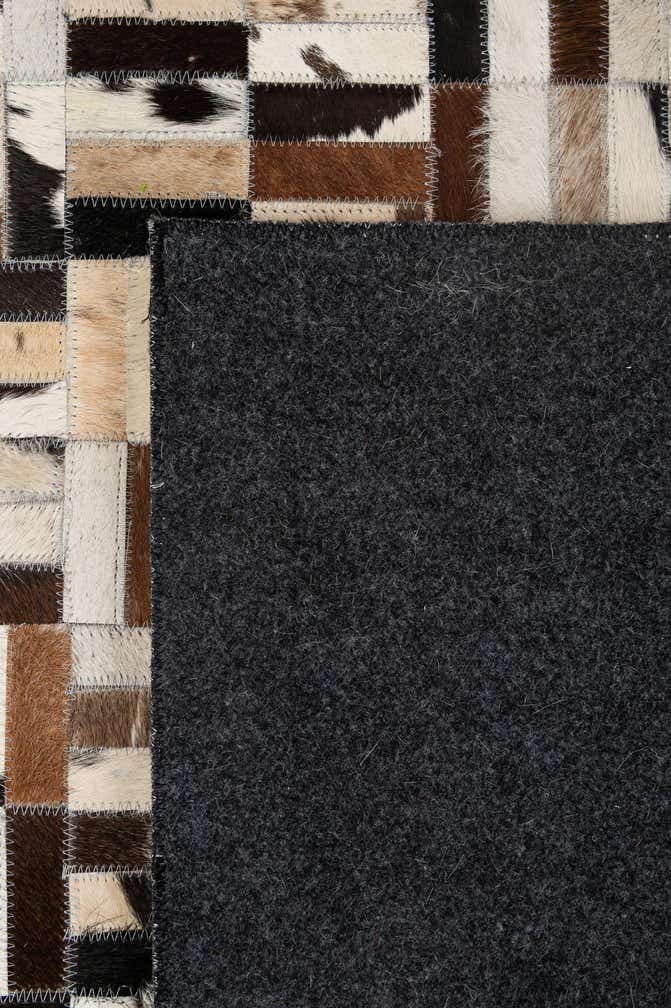 5' 1 x 8' Cowhide - Patchwork Rug