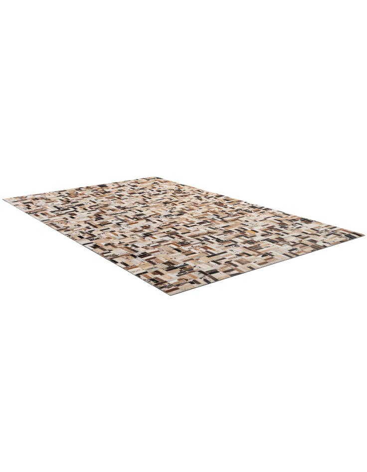 Detail image of 5' x 7' 11 Cowhide - Patchwork Rug