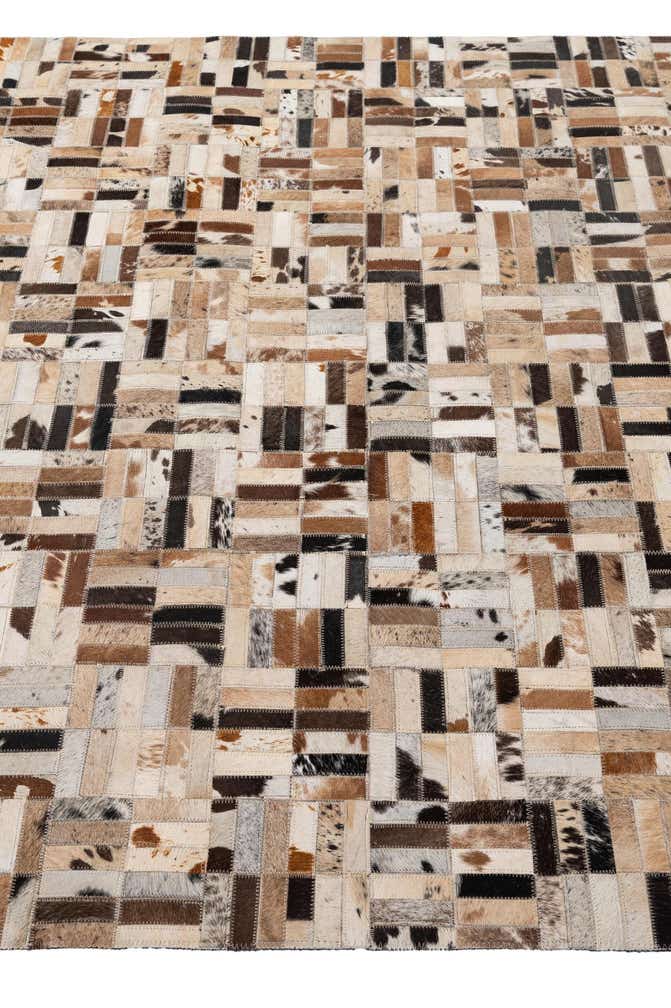5' x 7' 11 Cowhide - Patchwork Rug