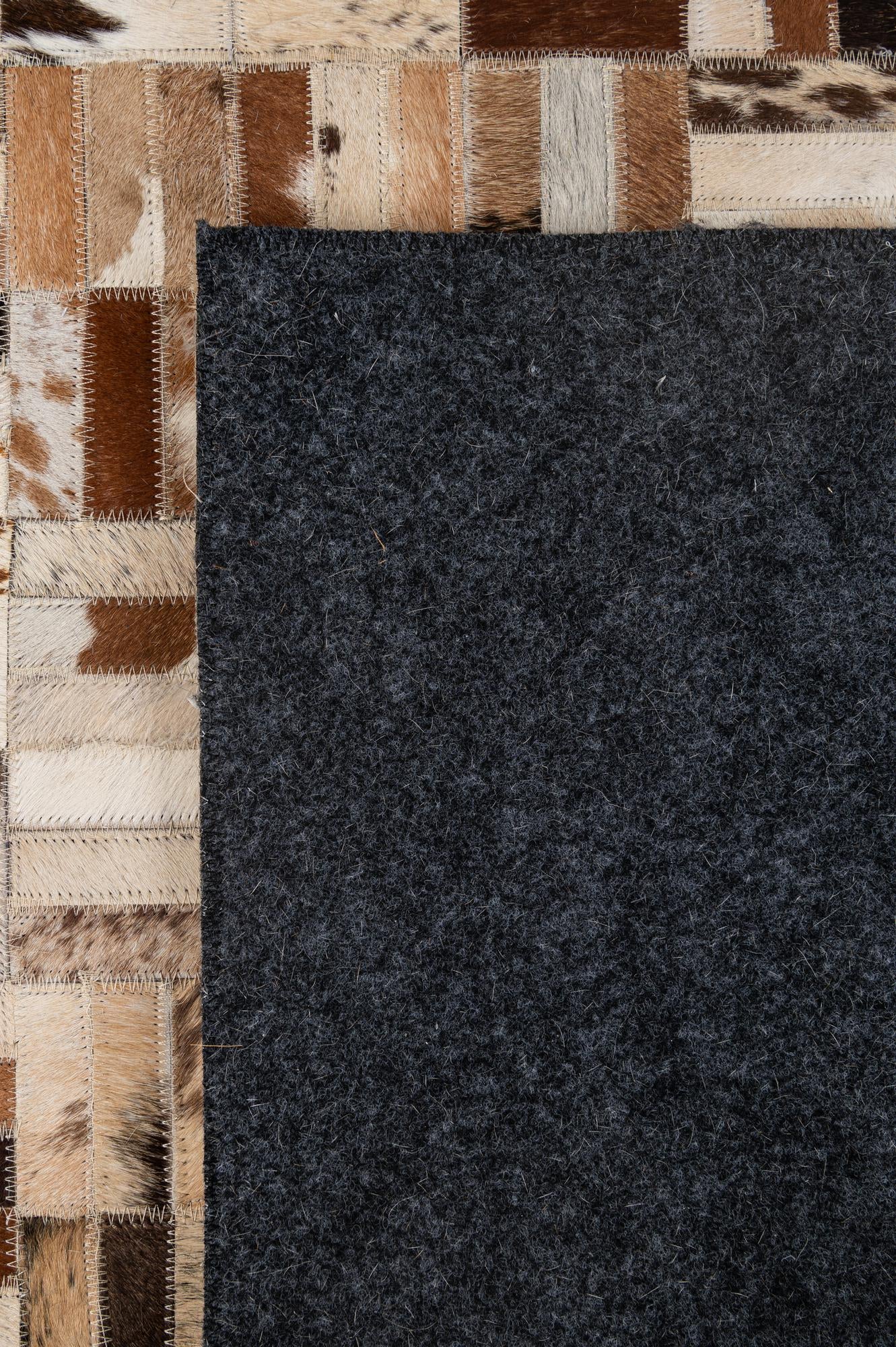 5' x 7' 11 Cowhide - Patchwork Rug