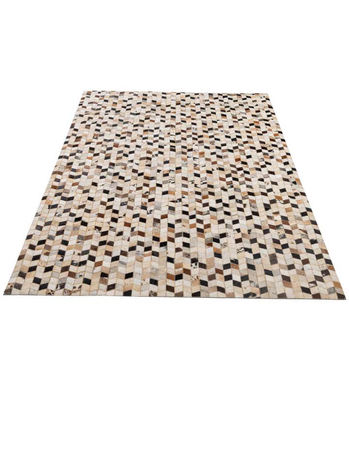 5' x 7' 11 Cowhide - Patchwork Rug