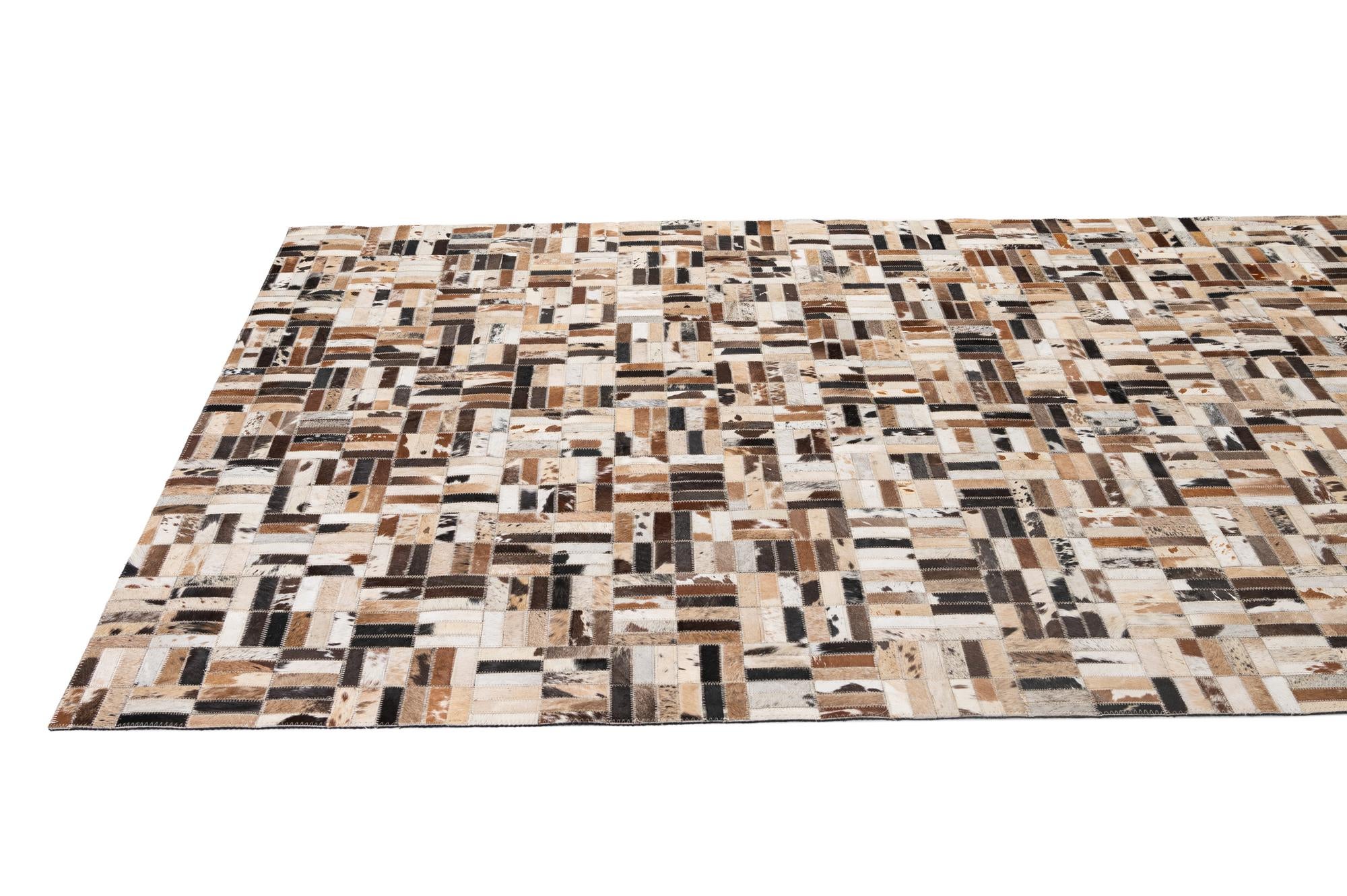 5' x 8' Cowhide - Patchwork Rug
