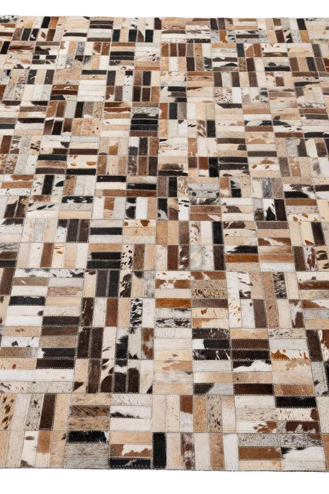 5' x 8' Cowhide - Patchwork Rug