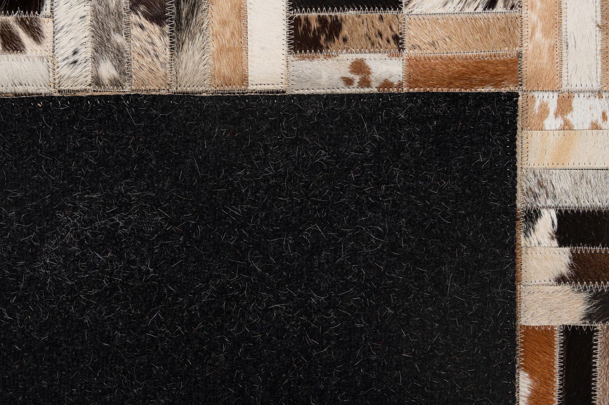 5' x 8' Cowhide - Patchwork Rug