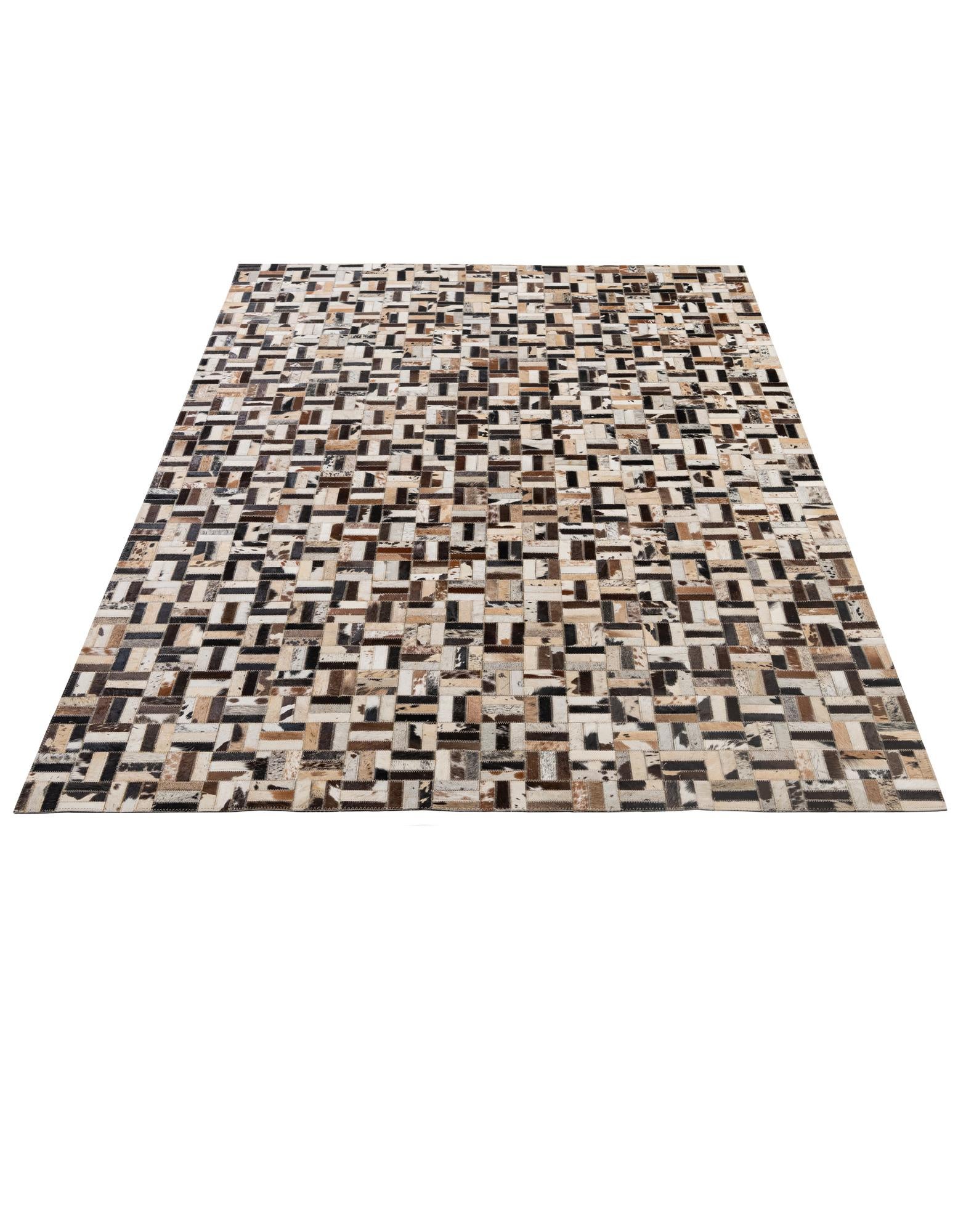 5' 1 x 8' Cowhide - Patchwork Rug