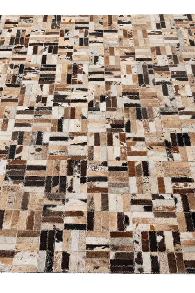 5' x 7' 11 Cowhide - Patchwork Rug