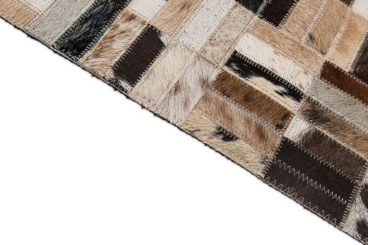 5' x 7' 11 Cowhide - Patchwork Rug