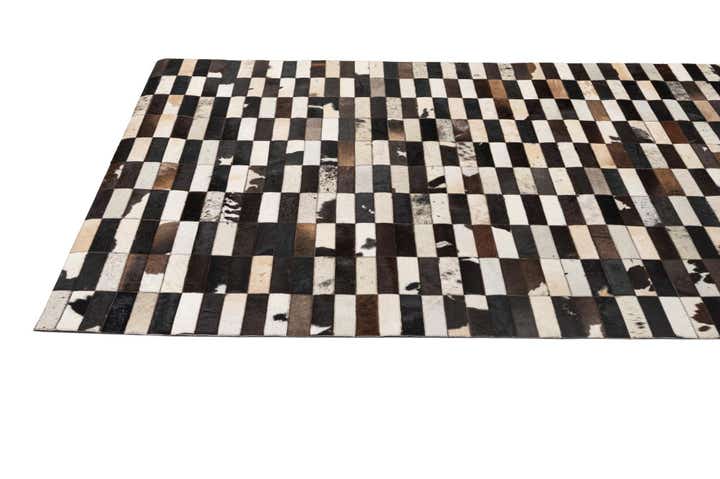 5' x 8' 1 Cowhide - Patchwork Rug
