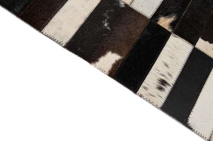 5' x 8' 1 Cowhide - Patchwork Rug