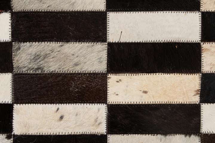 5' x 8' 1 Cowhide - Patchwork Rug