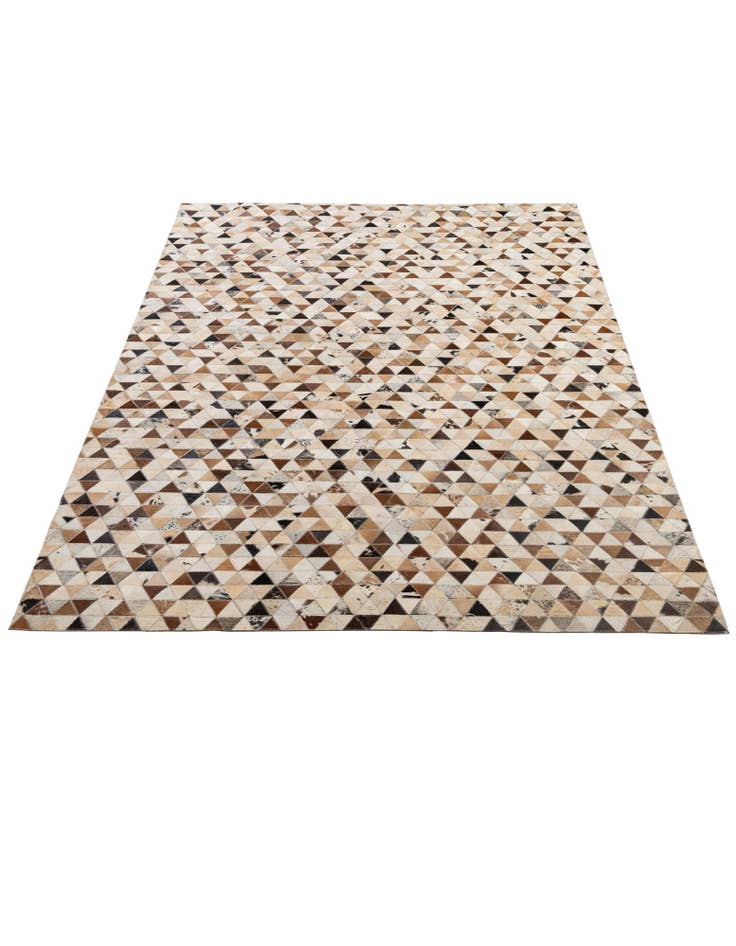Detail image of 5' 1 x 7' 11 Cowhide - Patchwork Rug