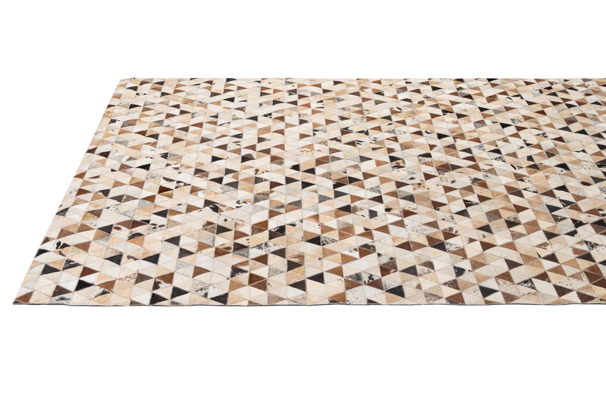 5' 1 x 7' 11 Cowhide - Patchwork Rug