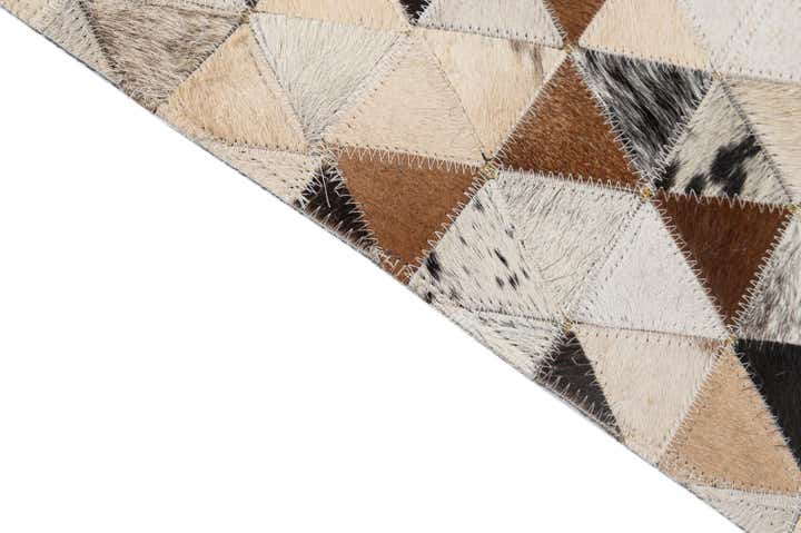 5' 1 x 7' 11 Cowhide - Patchwork Rug