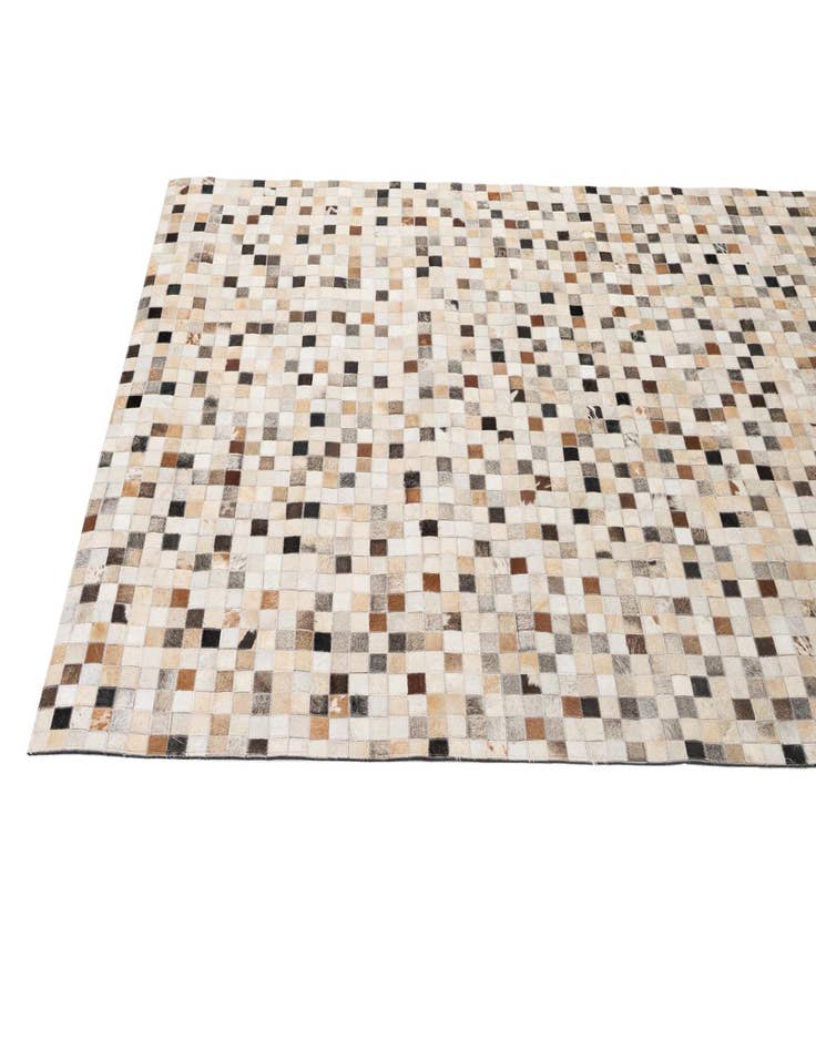 Detail image of 5' 1 x 7' 11 Cowhide - Patchwork Rug