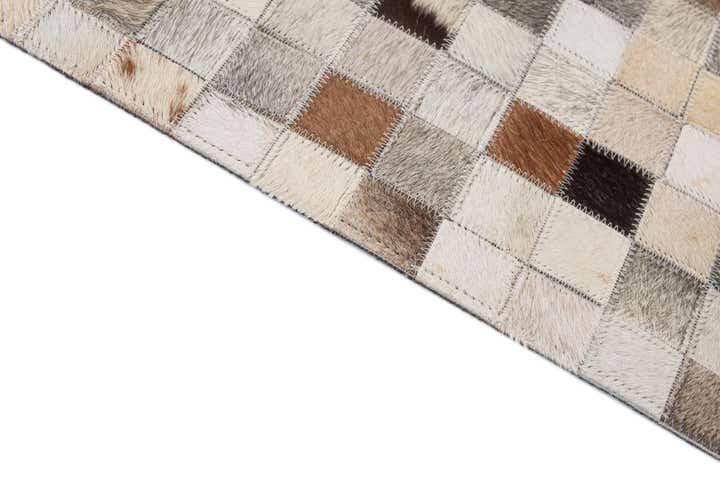 5' 1 x 7' 11 Cowhide - Patchwork Rug