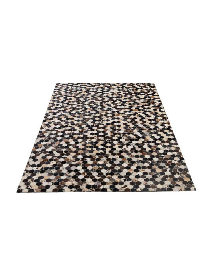 5' 1 x 8' Cowhide - Patchwork Rug