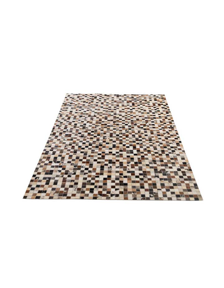 5' 1 x 7' 10 Cowhide - Patchwork Rug