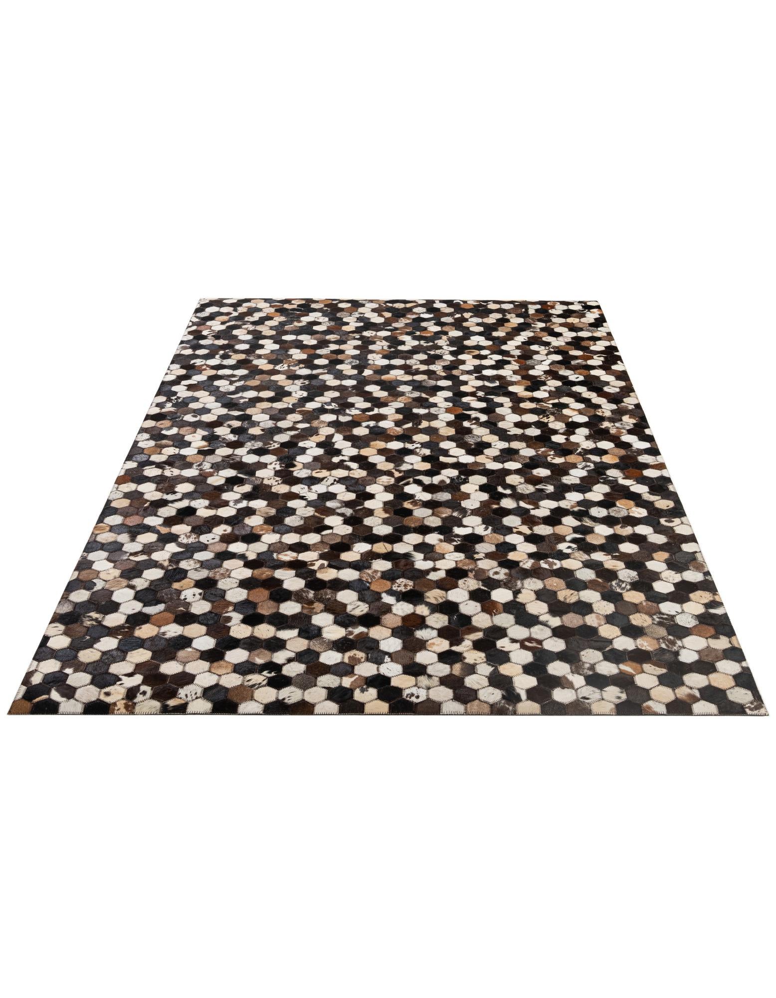 5' 1 x 8' Cowhide - Patchwork Rug
