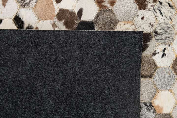 5' x 7' 11 Cowhide - Patchwork Rug