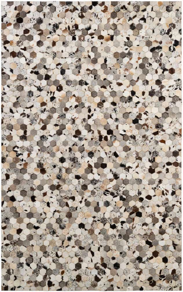 5' x 7' 11 Cowhide - Patchwork Rug
