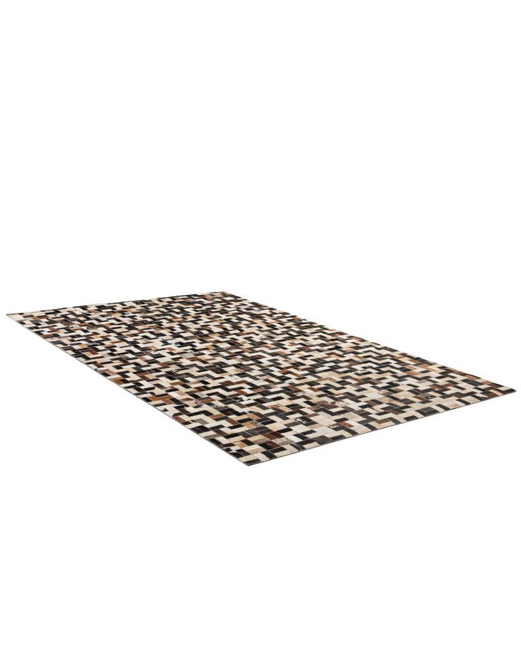 Detail image of 5' x 7' 11 Cowhide - Patchwork Rug