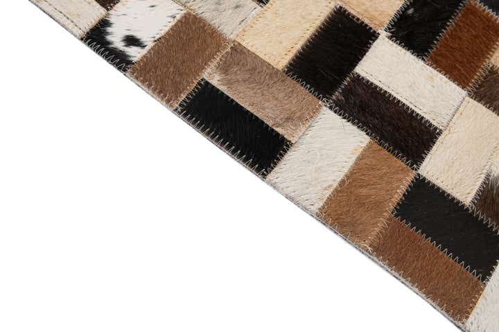 5' x 7' 11 Cowhide - Patchwork Rug