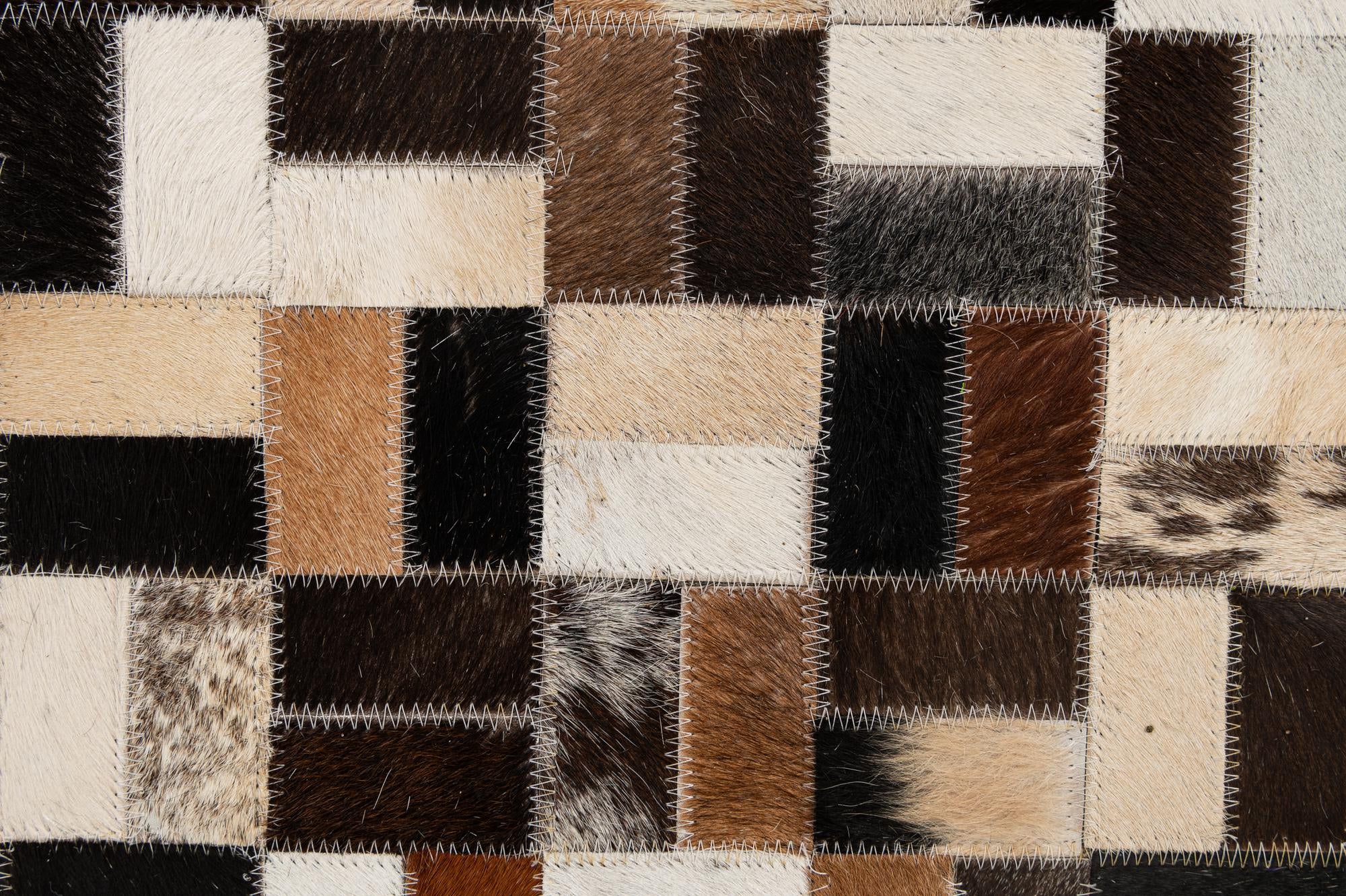 5' x 7' 11 Cowhide - Patchwork Rug
