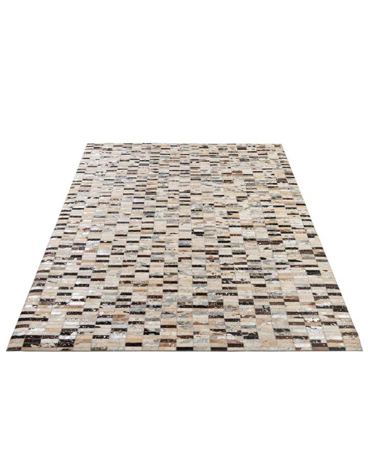 5' 2 x 7' 11 Cowhide - Patchwork Rug